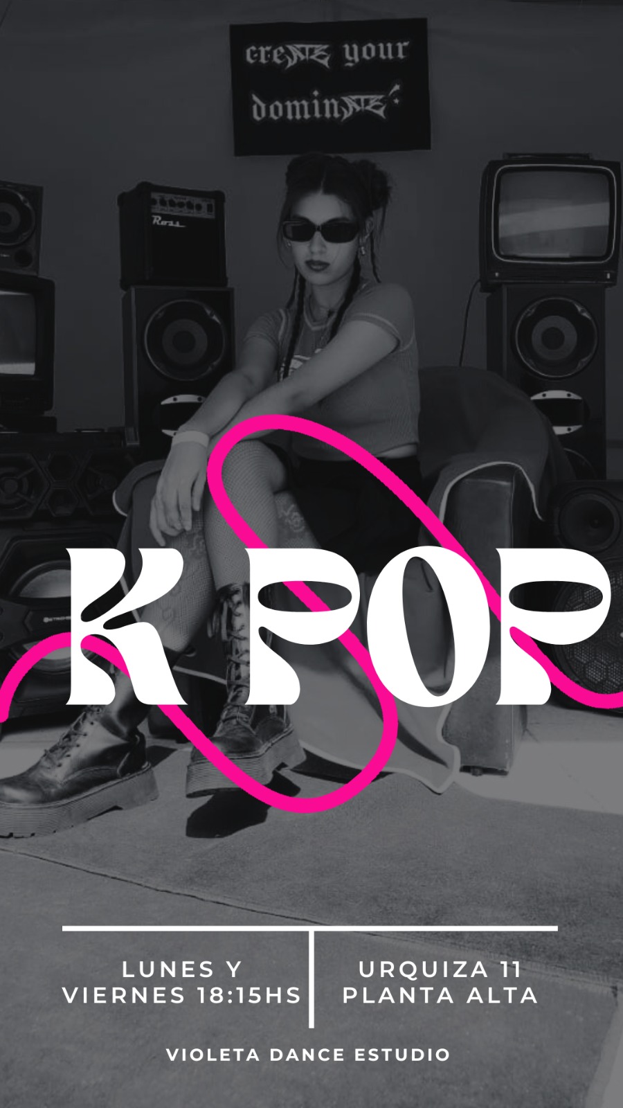 Flyer Clase K-Pop